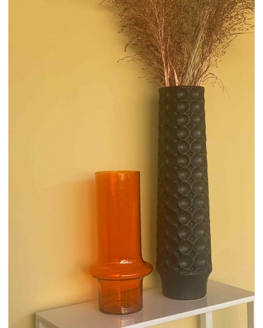 Vase " Darling "  orange-paprika - verre recyclé